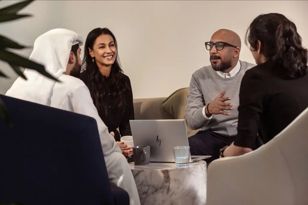 Al-Futtaim staff talking